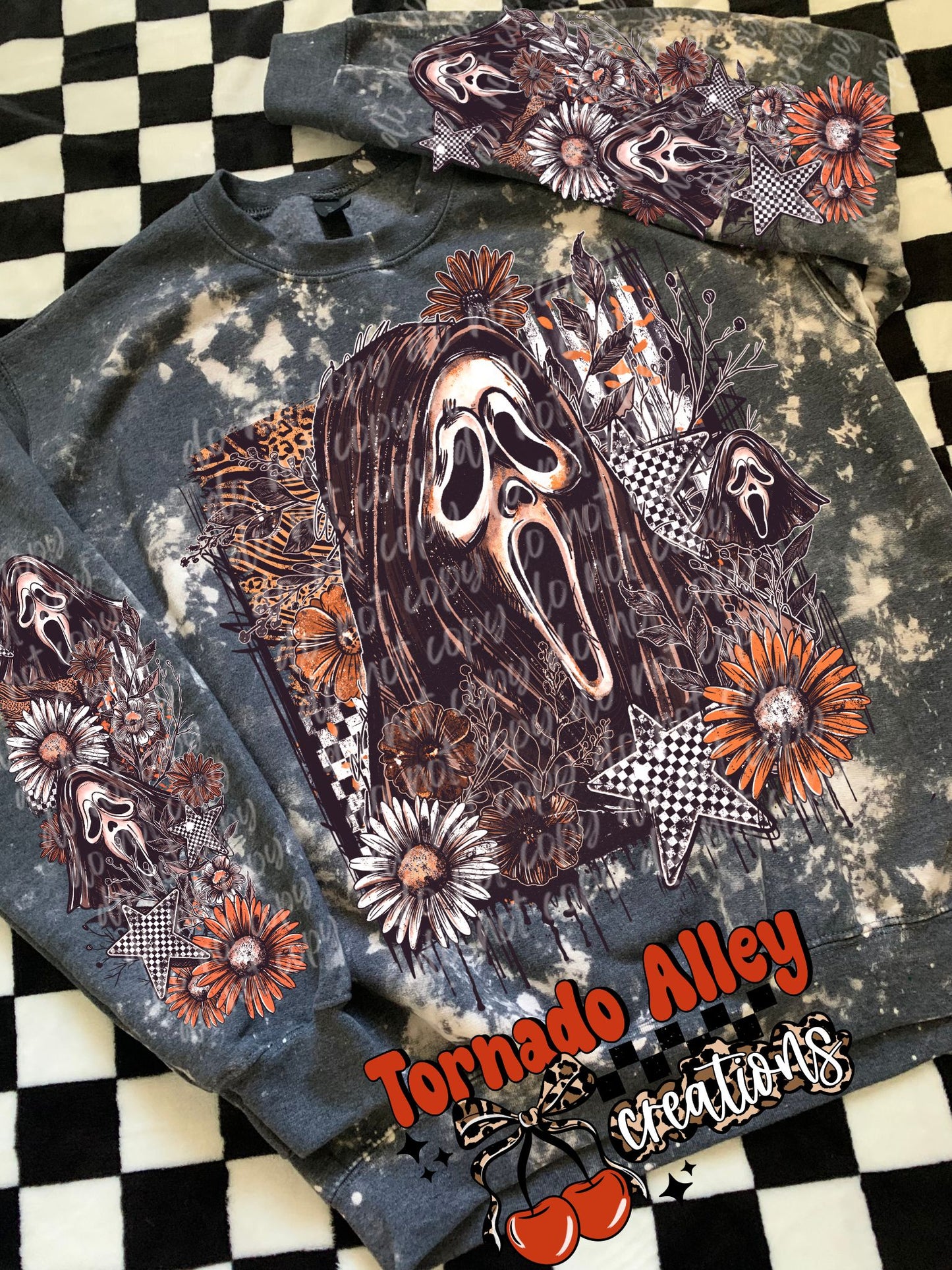 Floral Ghost Crewneck