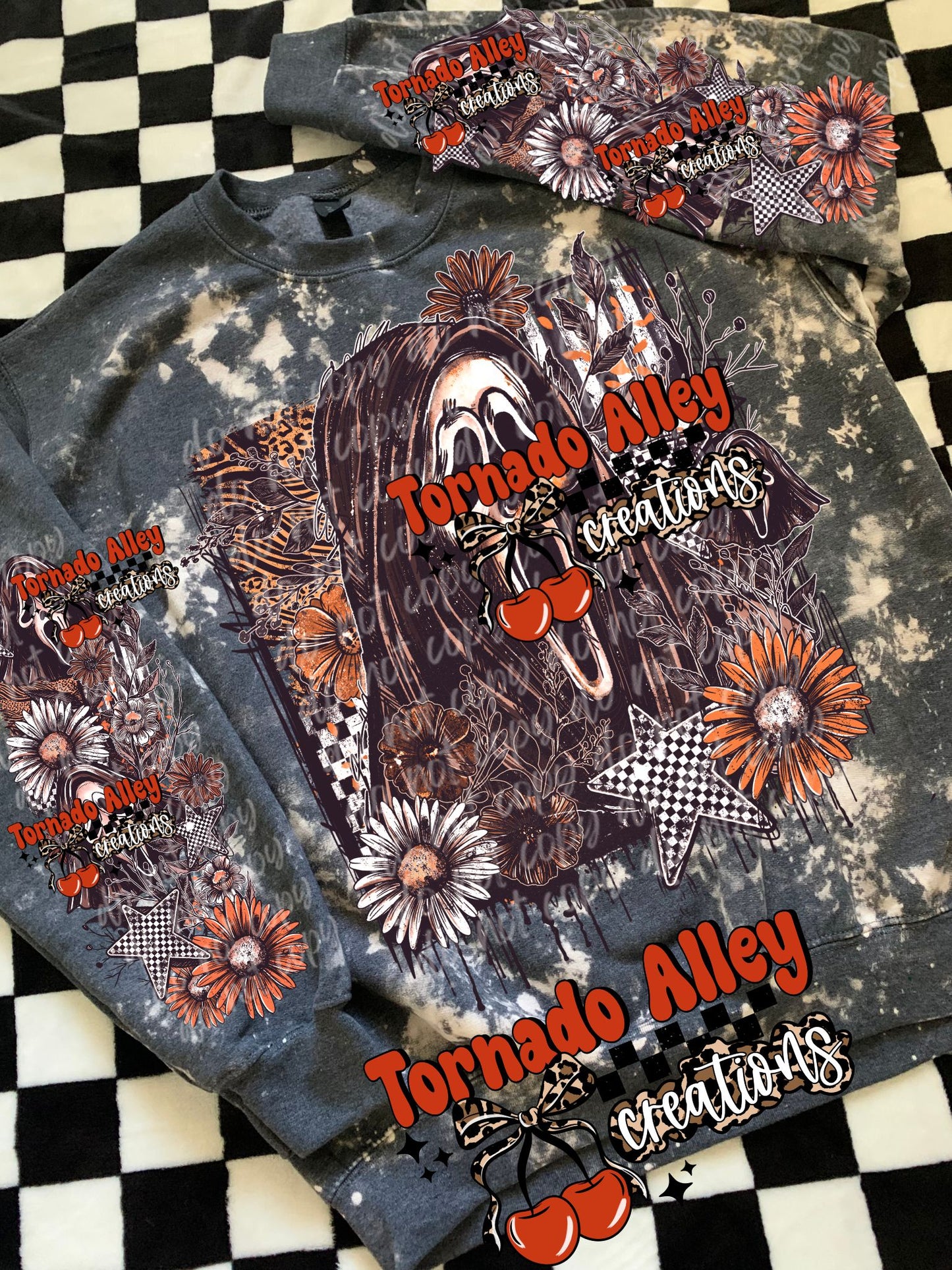 Floral Ghost Crewneck