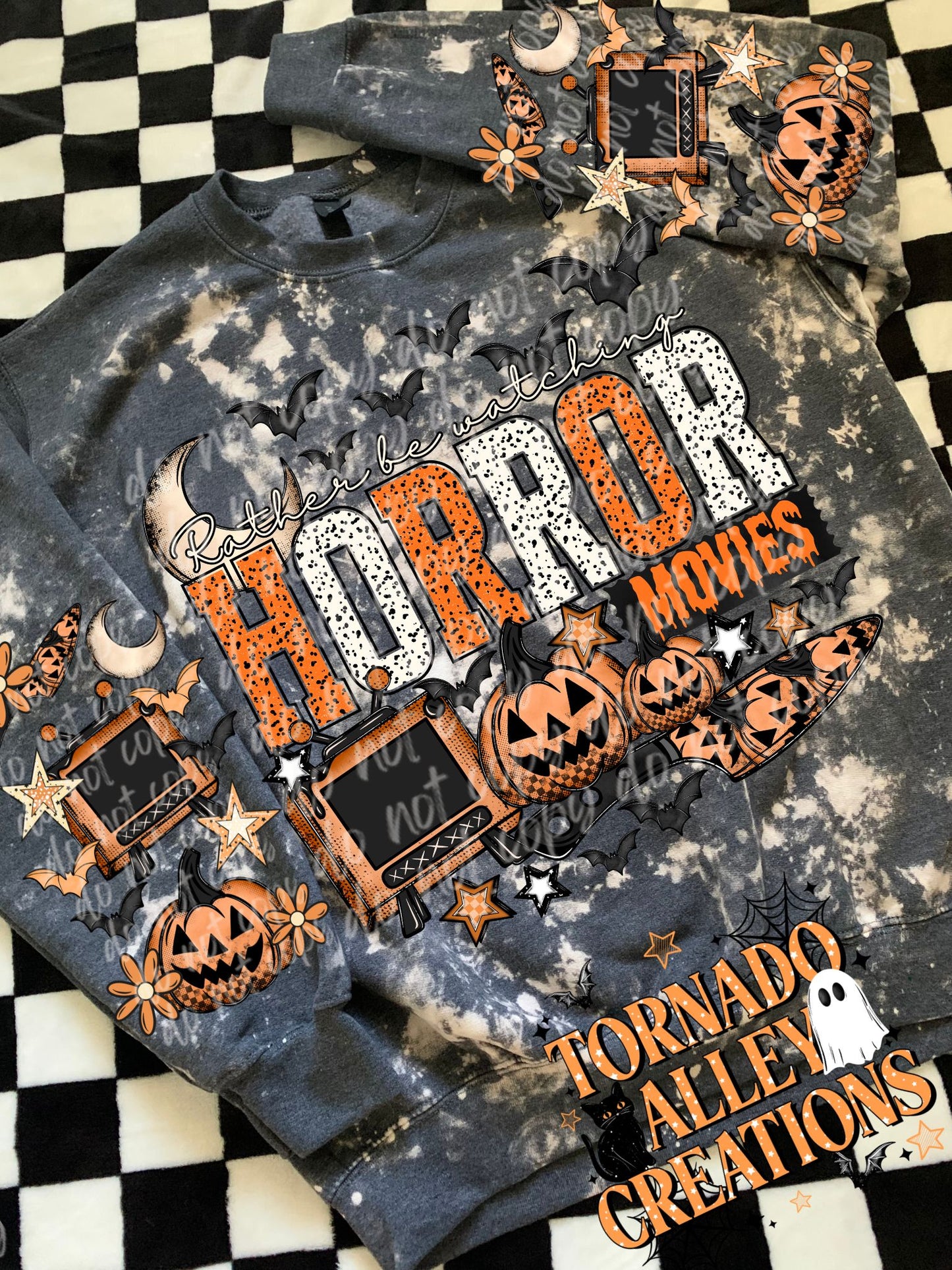 Rather Watch Horror Movies Crewneck