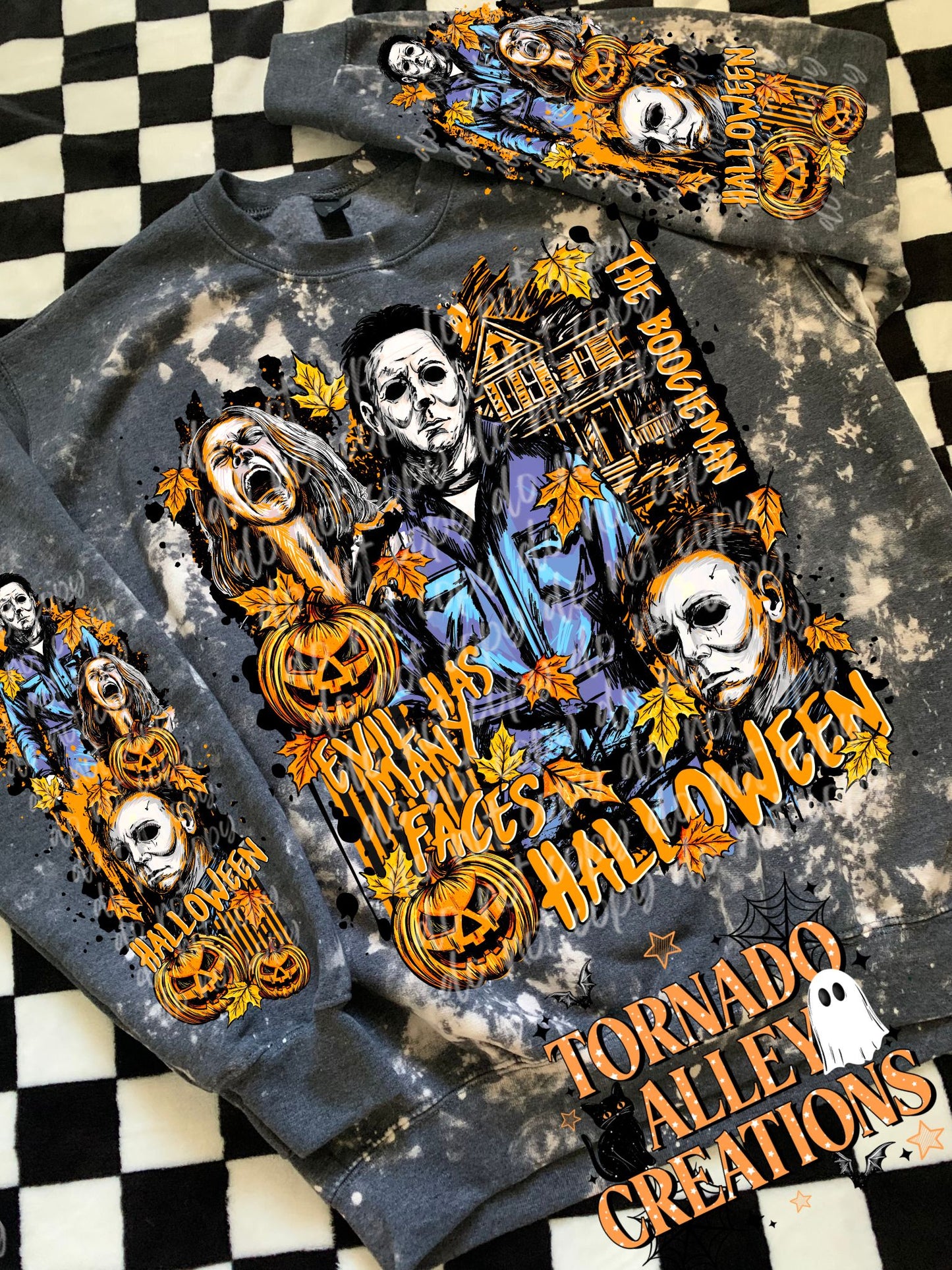 Evil Has Many Faces Crewneck