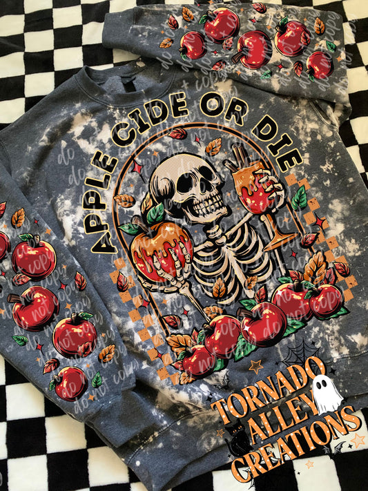 Apple Cider Skelly Crewneck