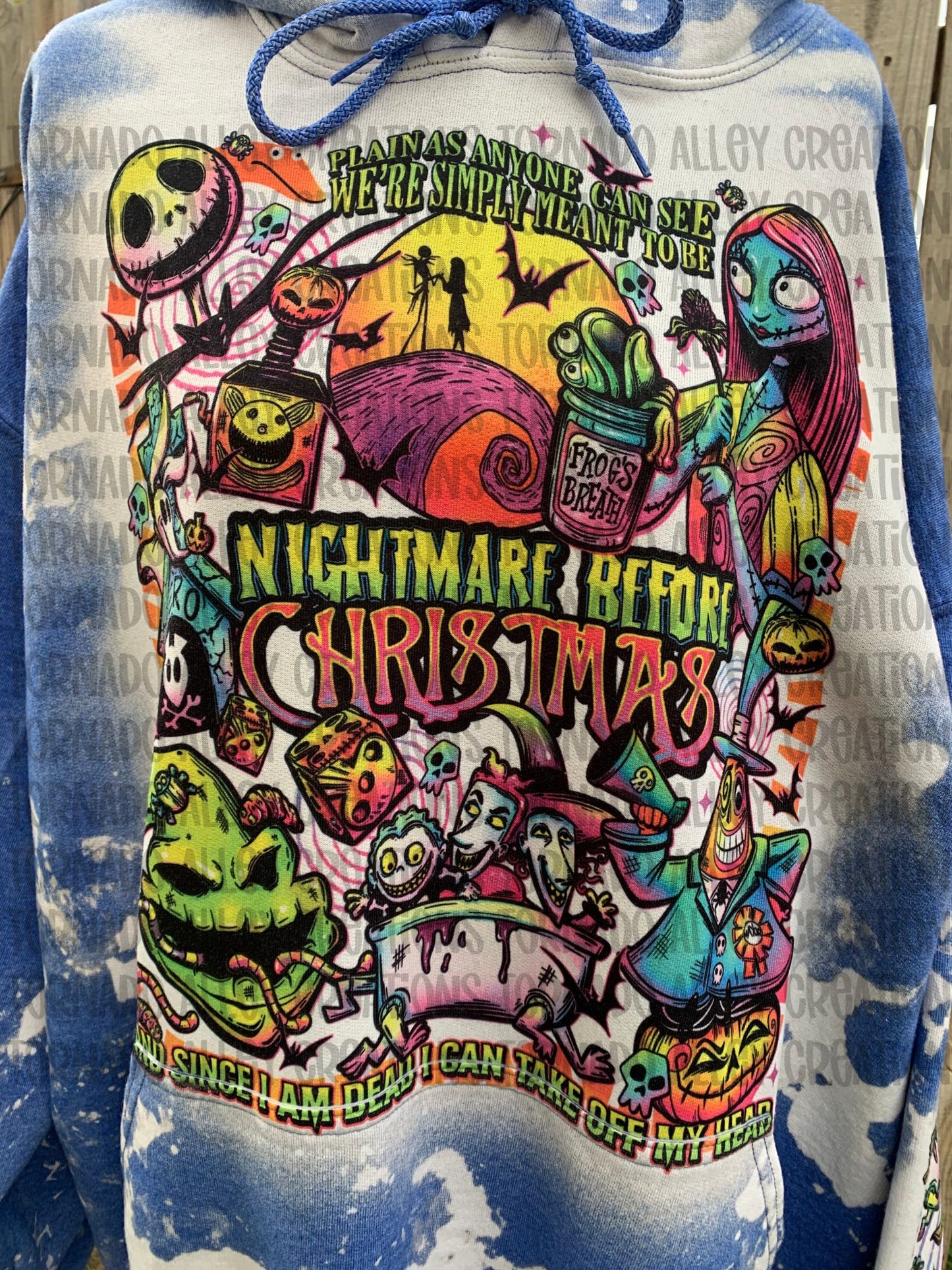 Spooky Neon Halloween Hoodie