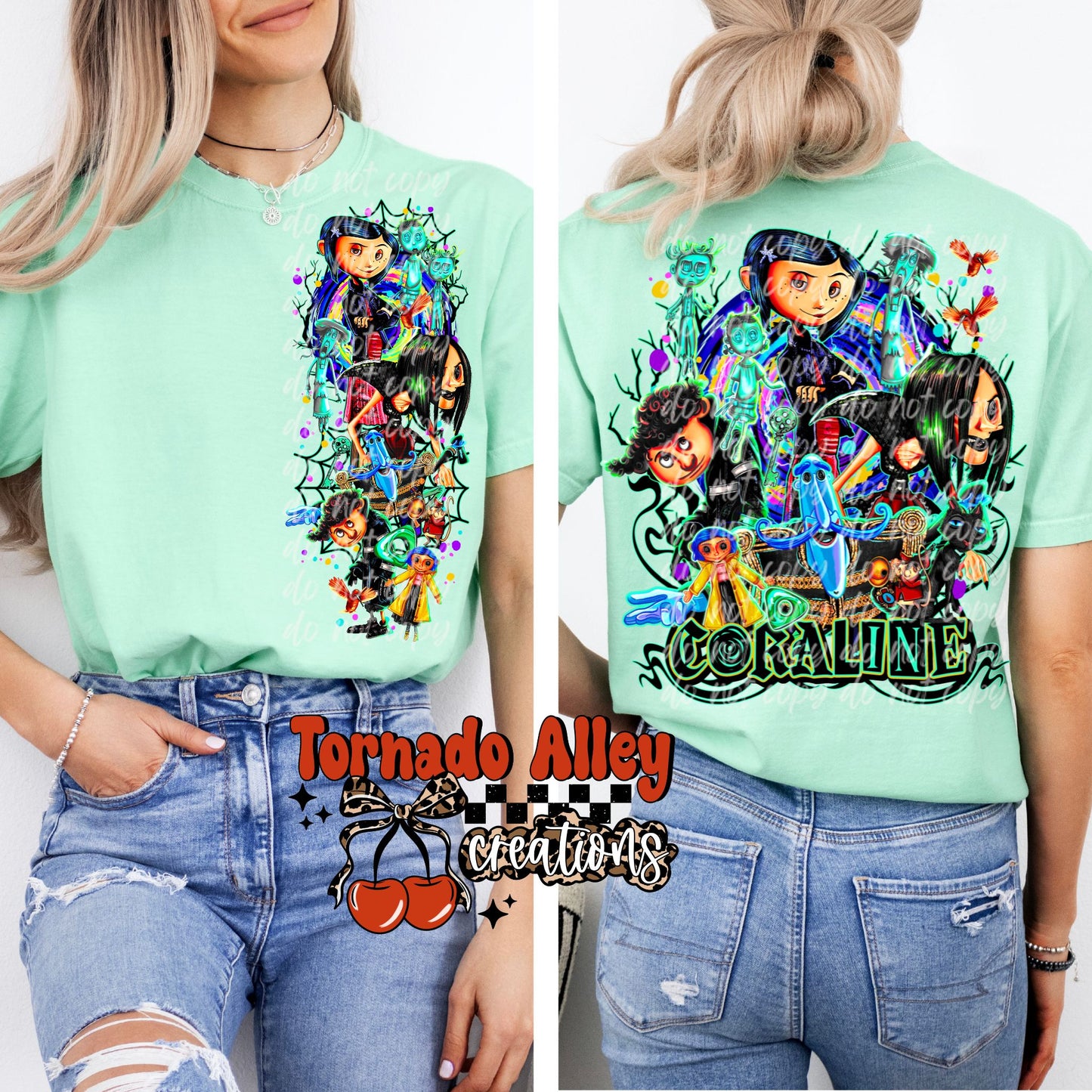 Spooky Button Tee