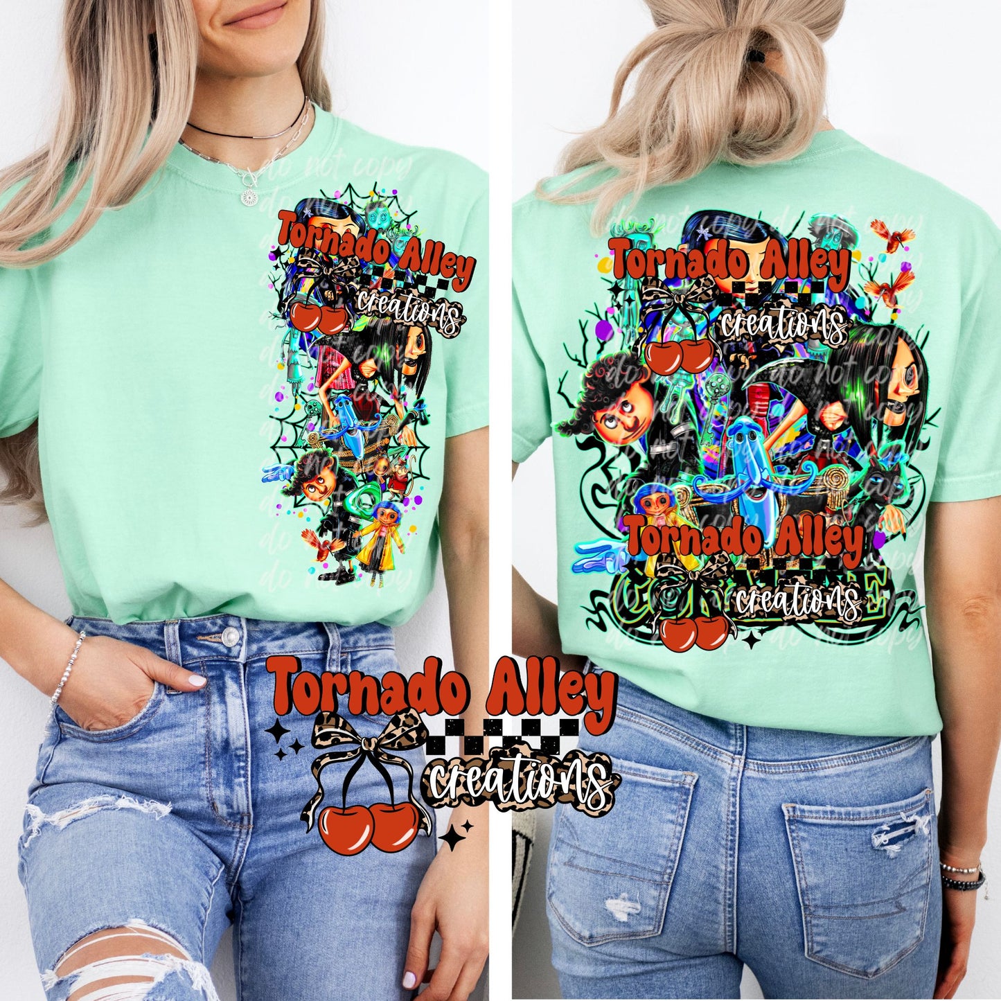 Spooky Button Tee