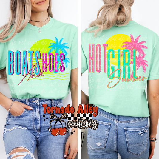 Boats Hoes Hot Girl Summer Tee