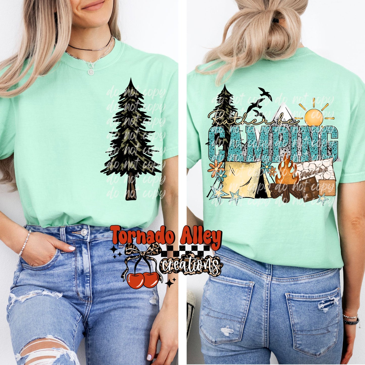 Rather Be Camping Tee