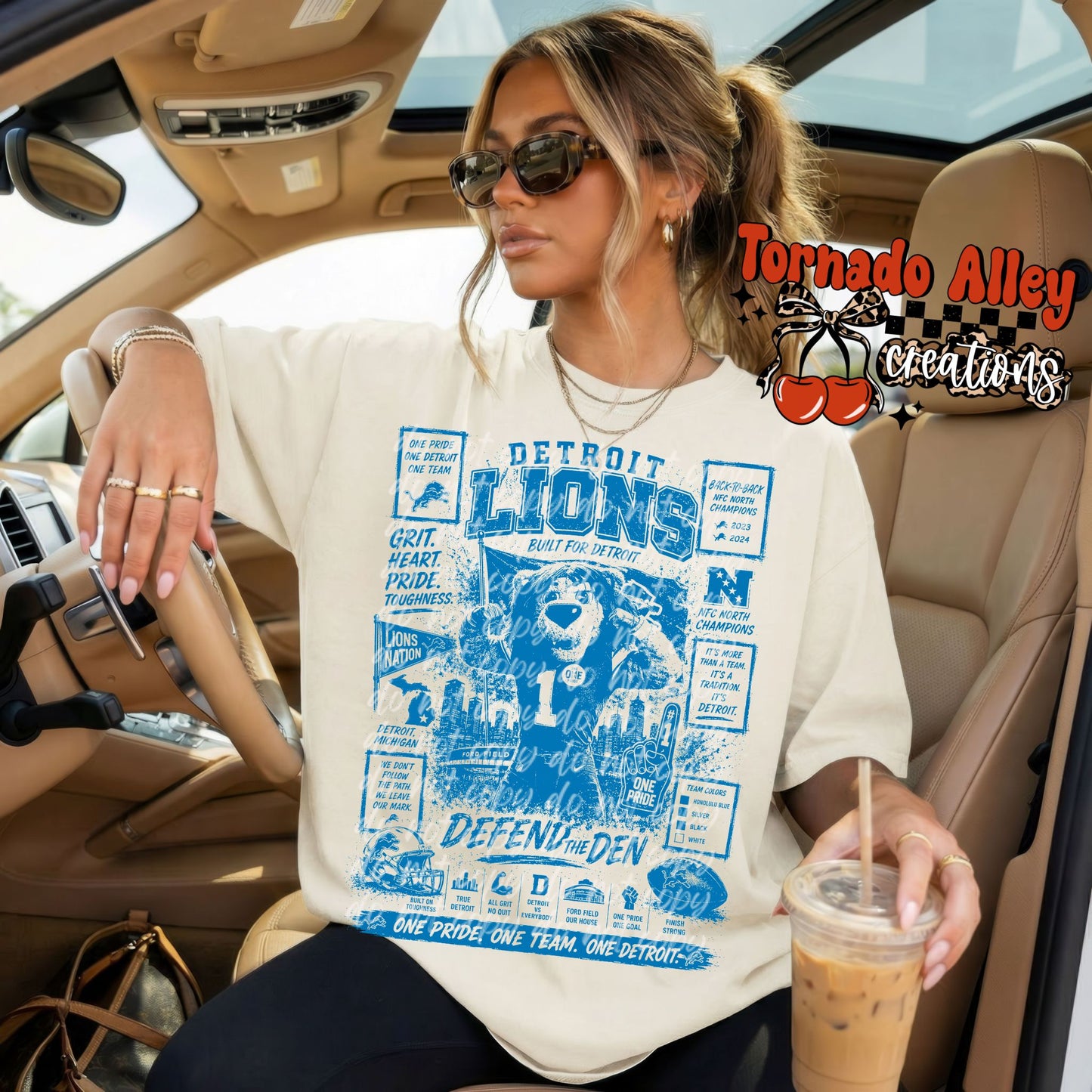 Detroit Football Tee