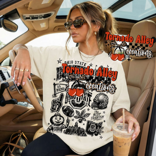 Ohio Football Tee