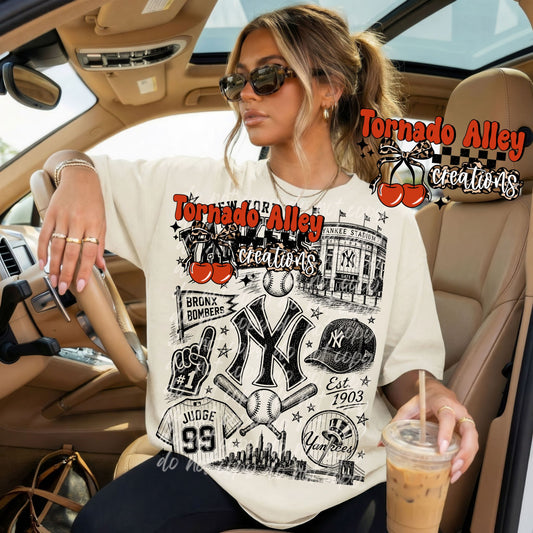New York Baseball Tee