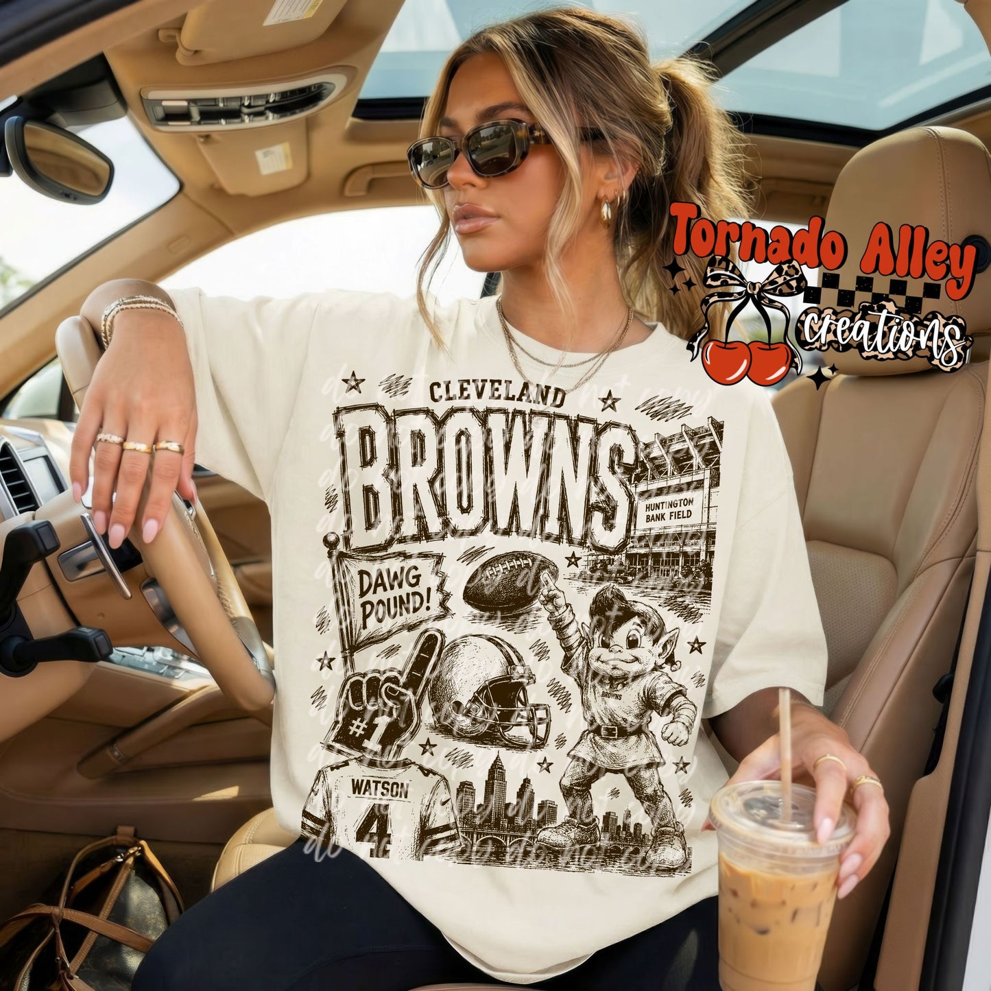 Cleveland Football Tee