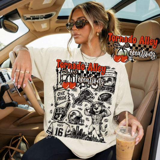 Detroit Football Tee