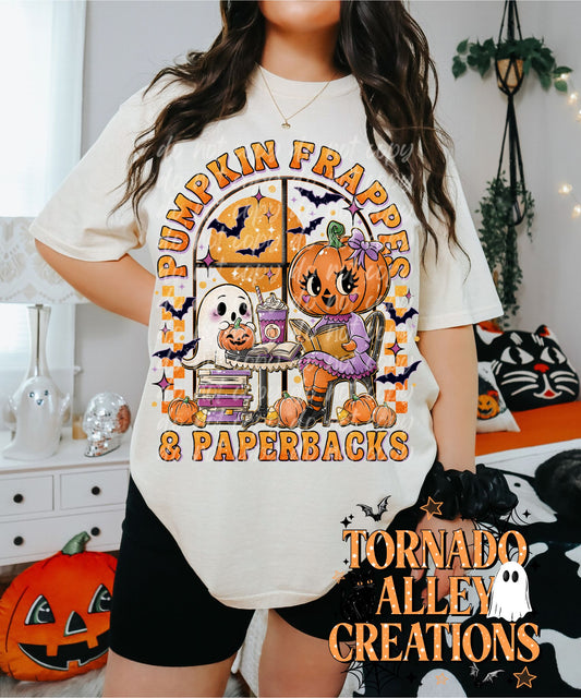 Pumpkin Frappes Paperbacks Tee