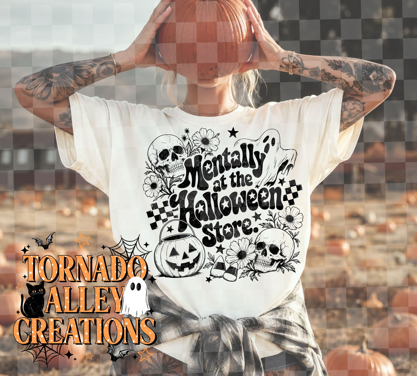 Mentally at the Halloween Store Tee