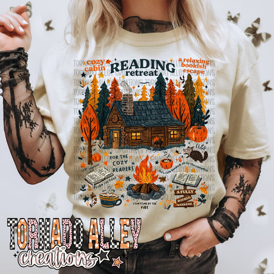 Bookish Fall Reading Retreat Tee