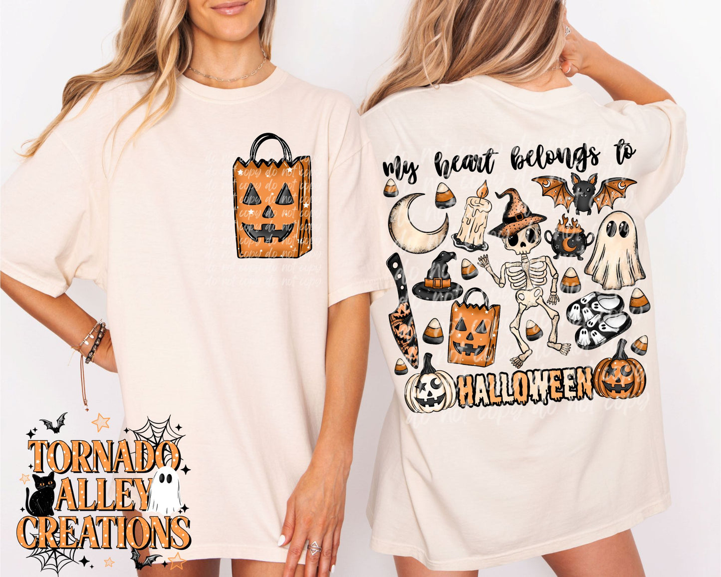 Heart Belongs To Halloween Tee