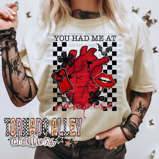 You Had Me At Vampire Tee