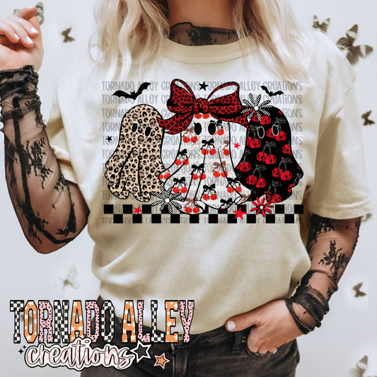 Spooky Cherry Ghosts Tee