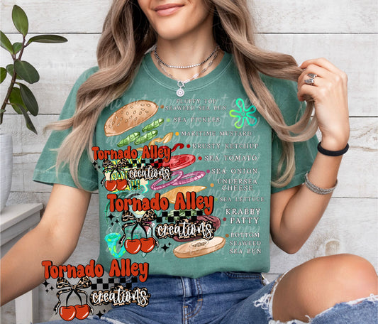 Burger Recipe Tee