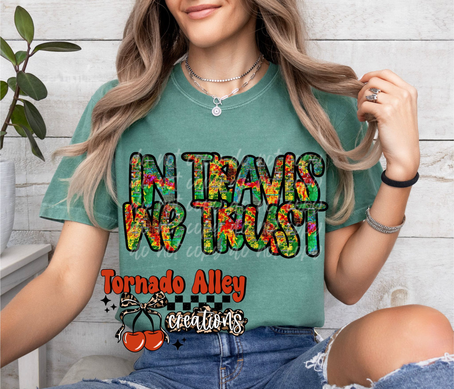 In Travis We Trust Oklahoma Weather Tee