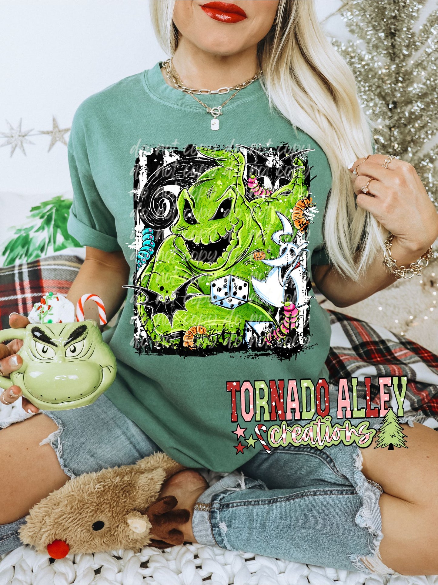 Spooky Christmas Monster Tee