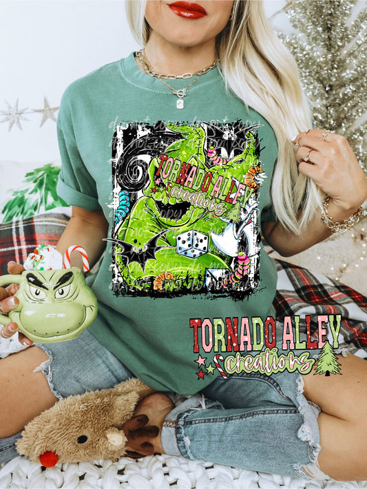 Spooky Christmas Monster Tee