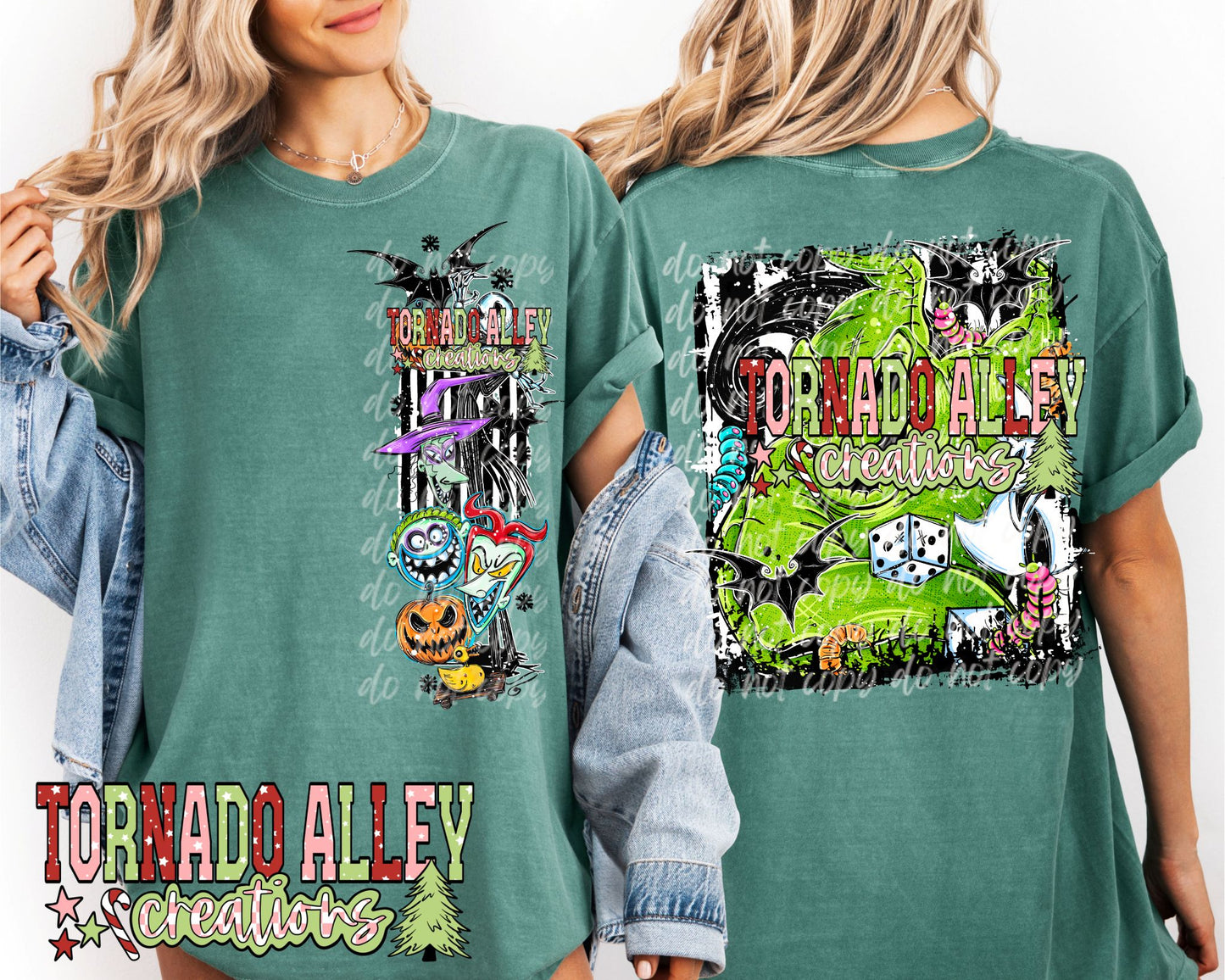 Spooky Christmas Monster Tee