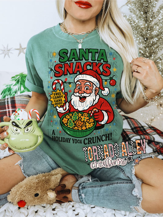 Santa Snacks Tee
