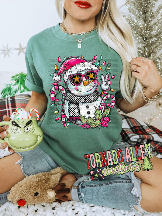 Snowman Doodle Tee