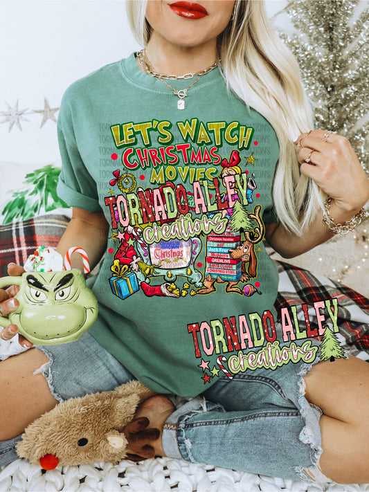Let's Watch Christmas Movies Tee
