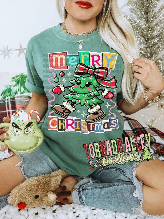 Merry Christmas Tree Tee