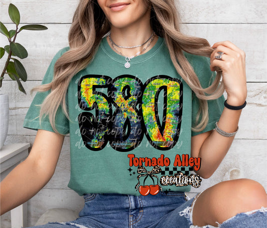 580 Oklahoma Weather Radar Tee