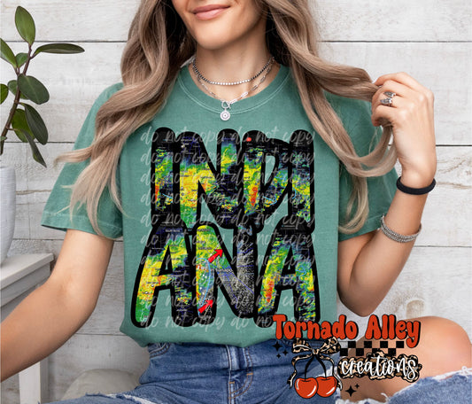 Indiana Weather Radar Tee