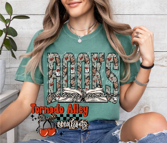 Fantasy Romance Books Tee