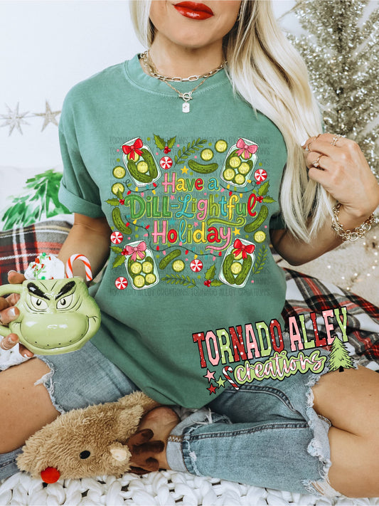 Dill Lightful Holidays Tee