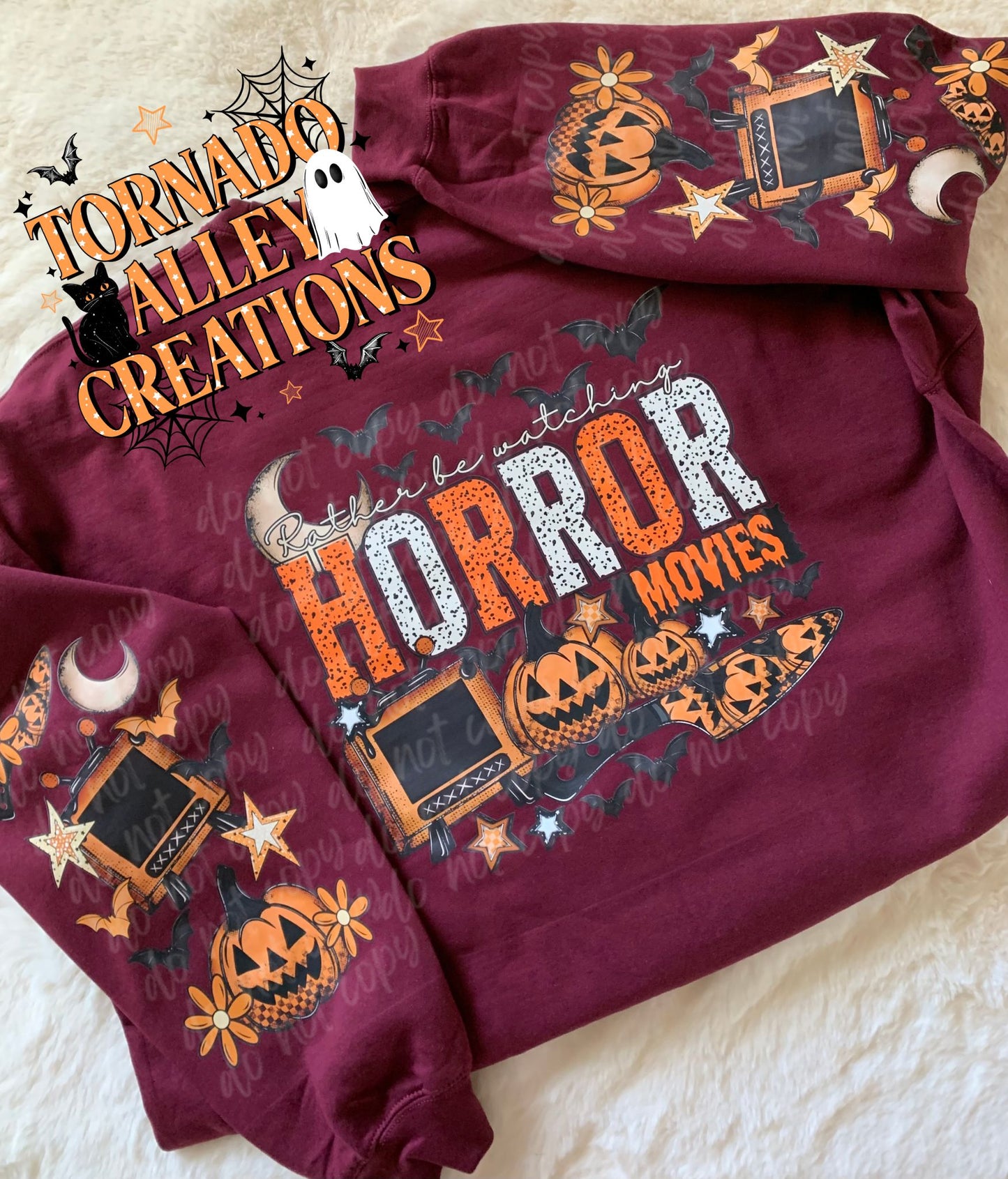Rather Be Watching Horror Movies Crewneck