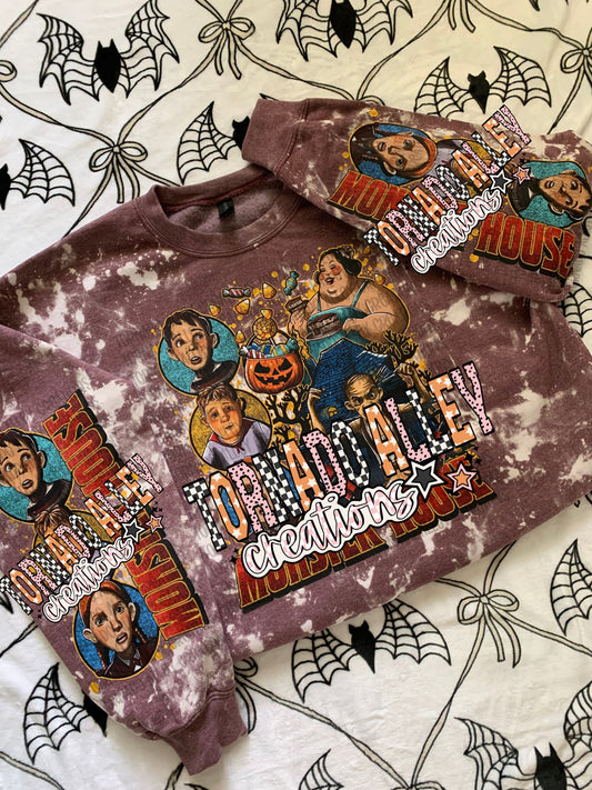 Spooky Monster House Crewneck