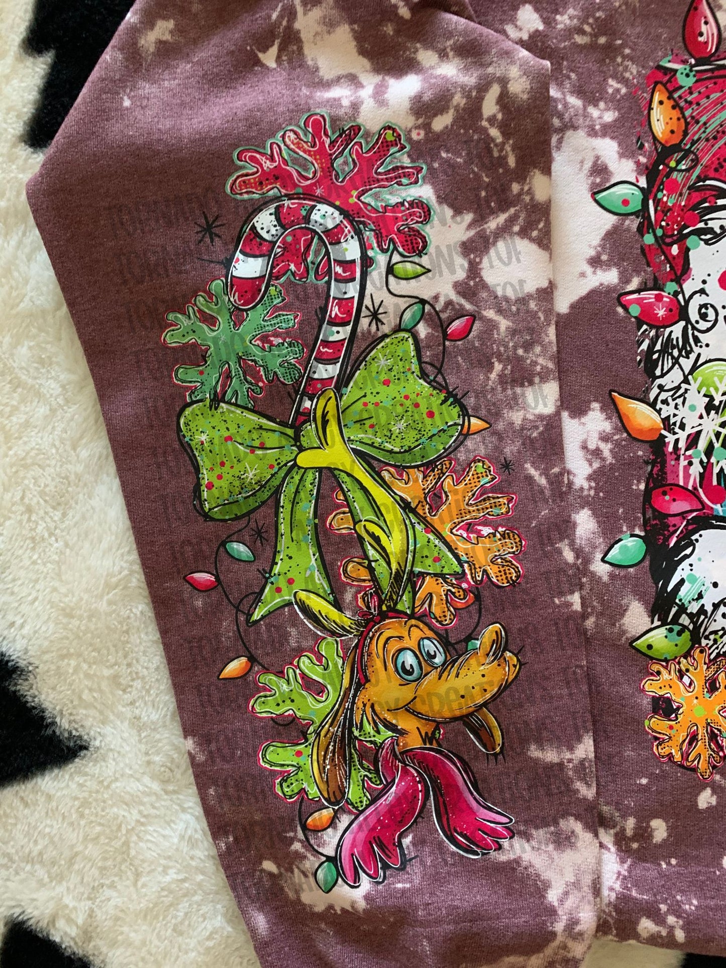 Cute Doodle Green Guy Crewneck