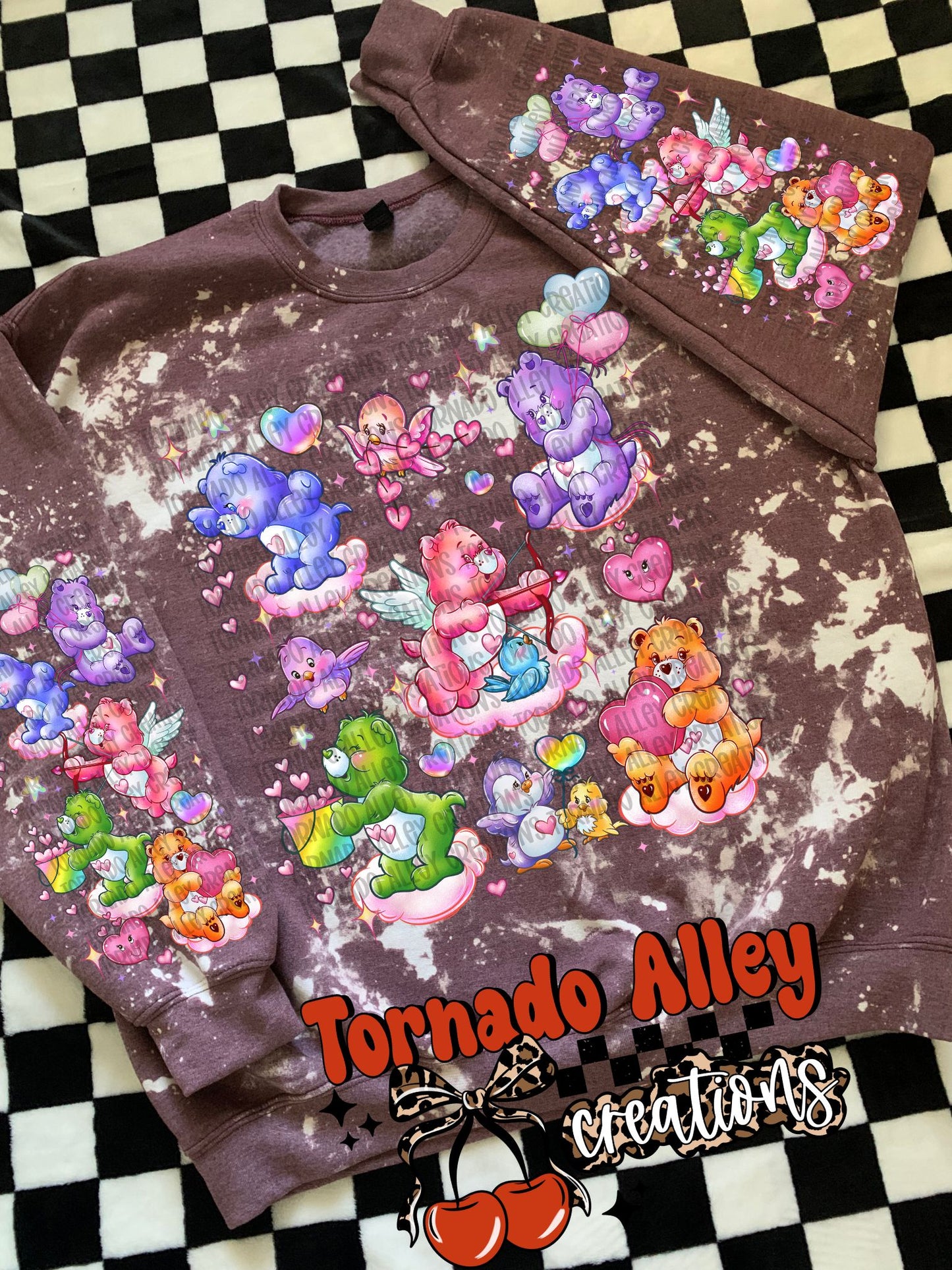 Cute Valentine Bears Crewneck