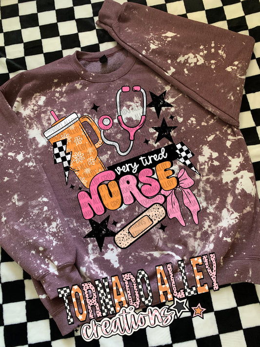 Very Tired Nurse Crewneck