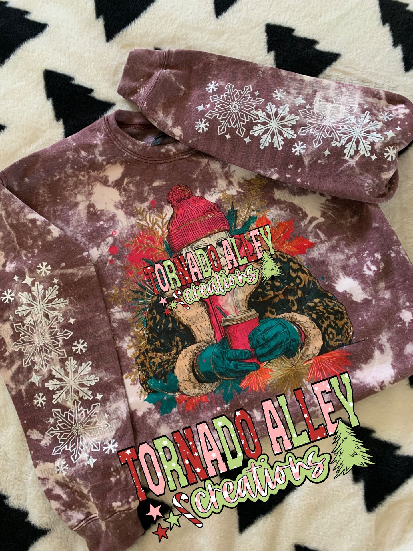 Spooky Boho Slasher Crewneck