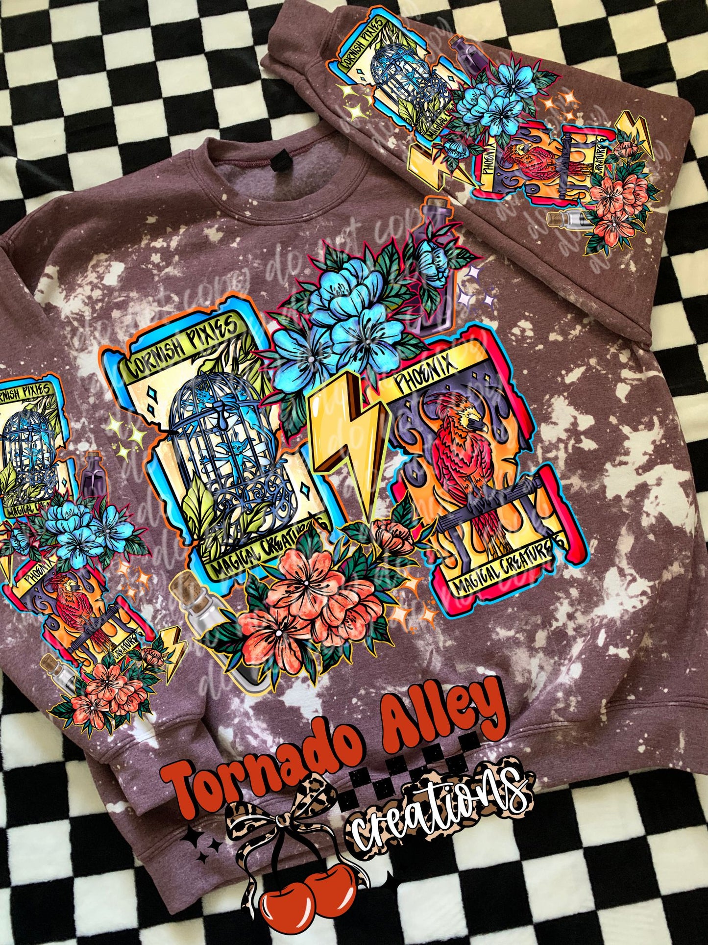 Magic Tarot Bookish Crewneck