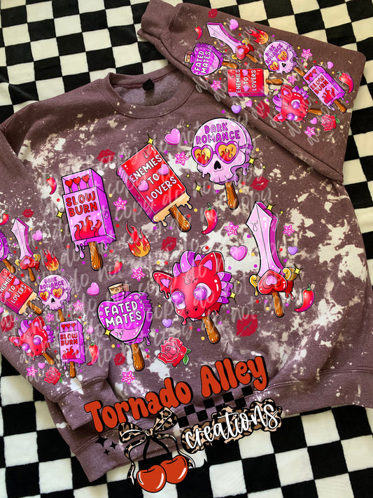 Dark Romance Ice Cream Bookish Crewneck