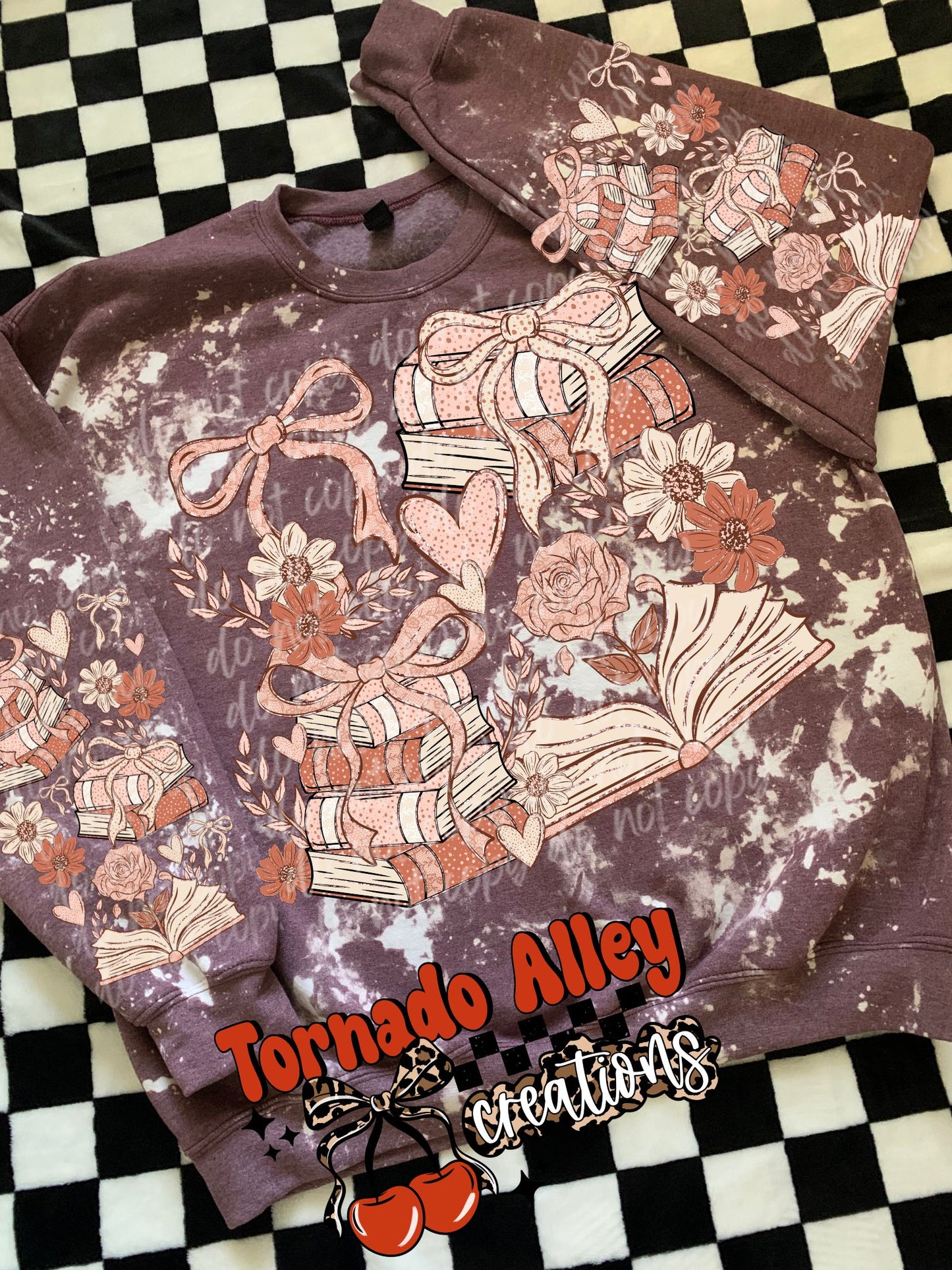 Floral Bookish Crewneck
