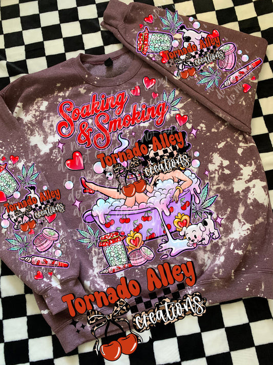 Soaking and Smoking Crewneck