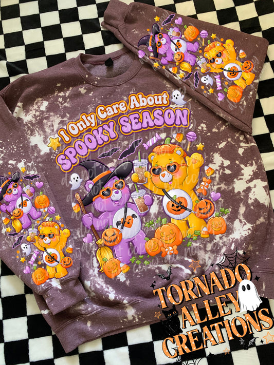 Only Care About Spooky Season Crewneck