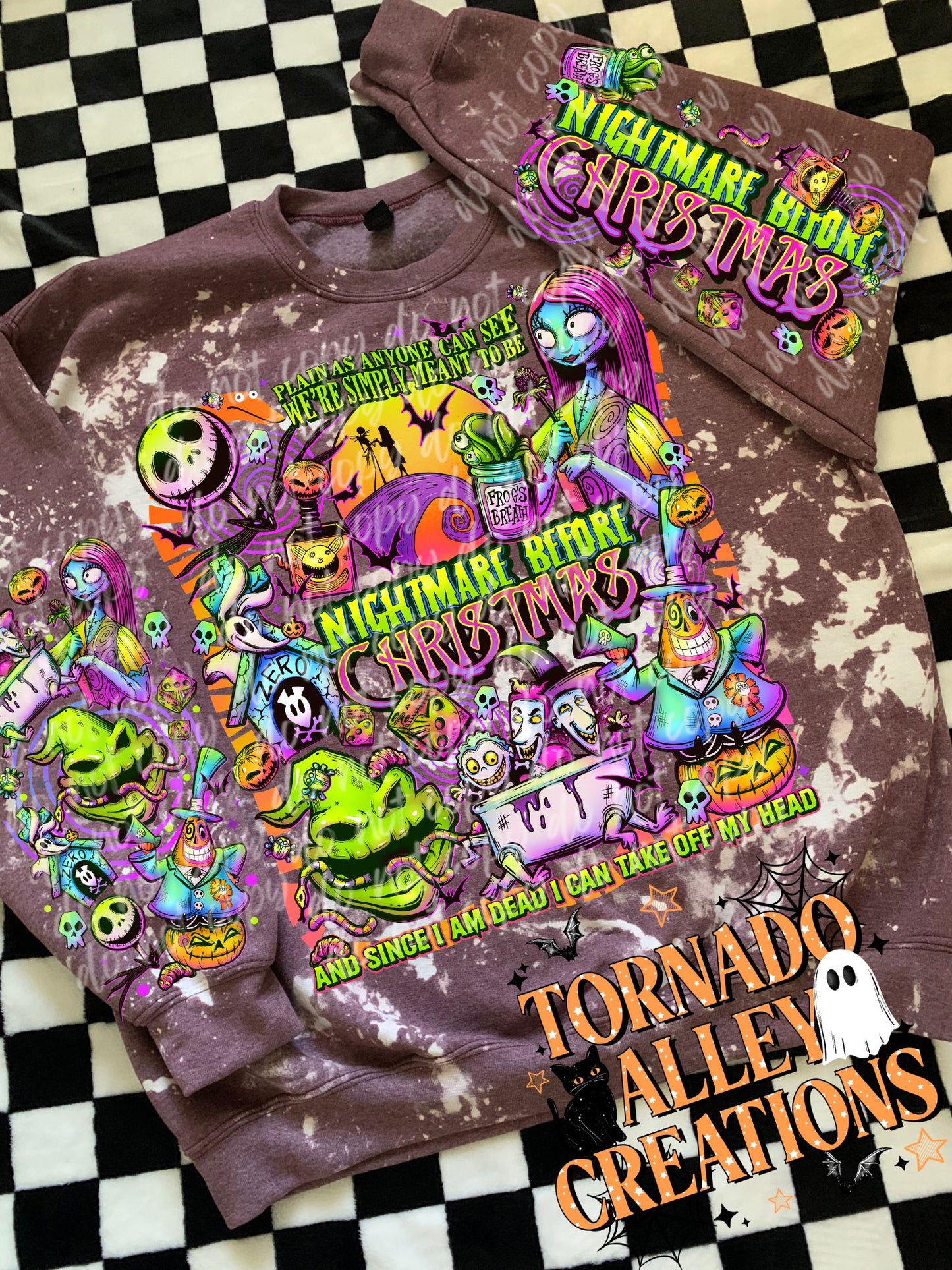 Neon Nightmare Christmas Crewneck