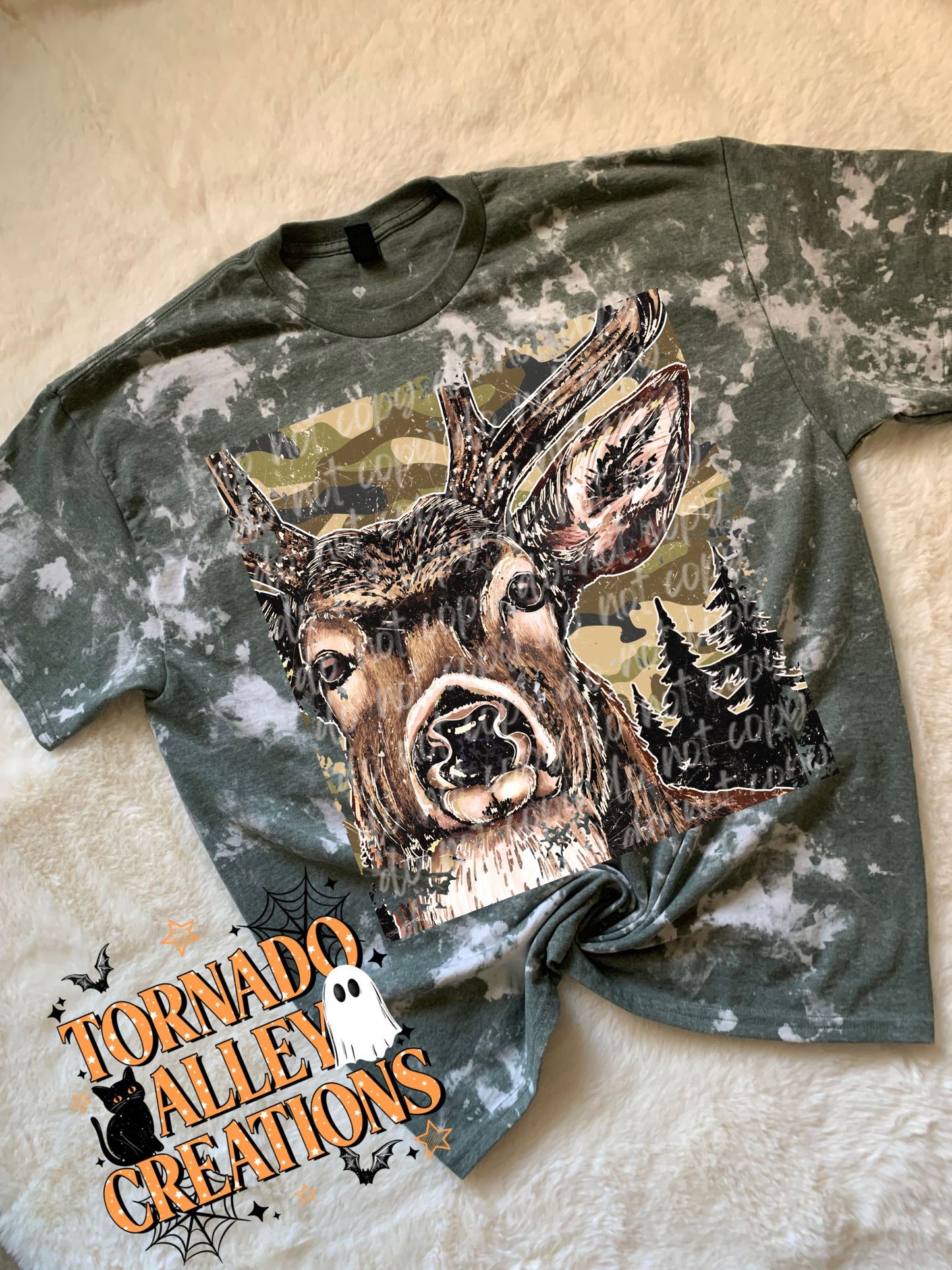 Hunting Bleached Tee