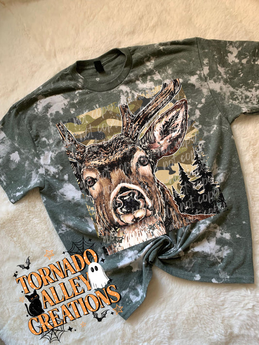 Hunting Bleached Tee