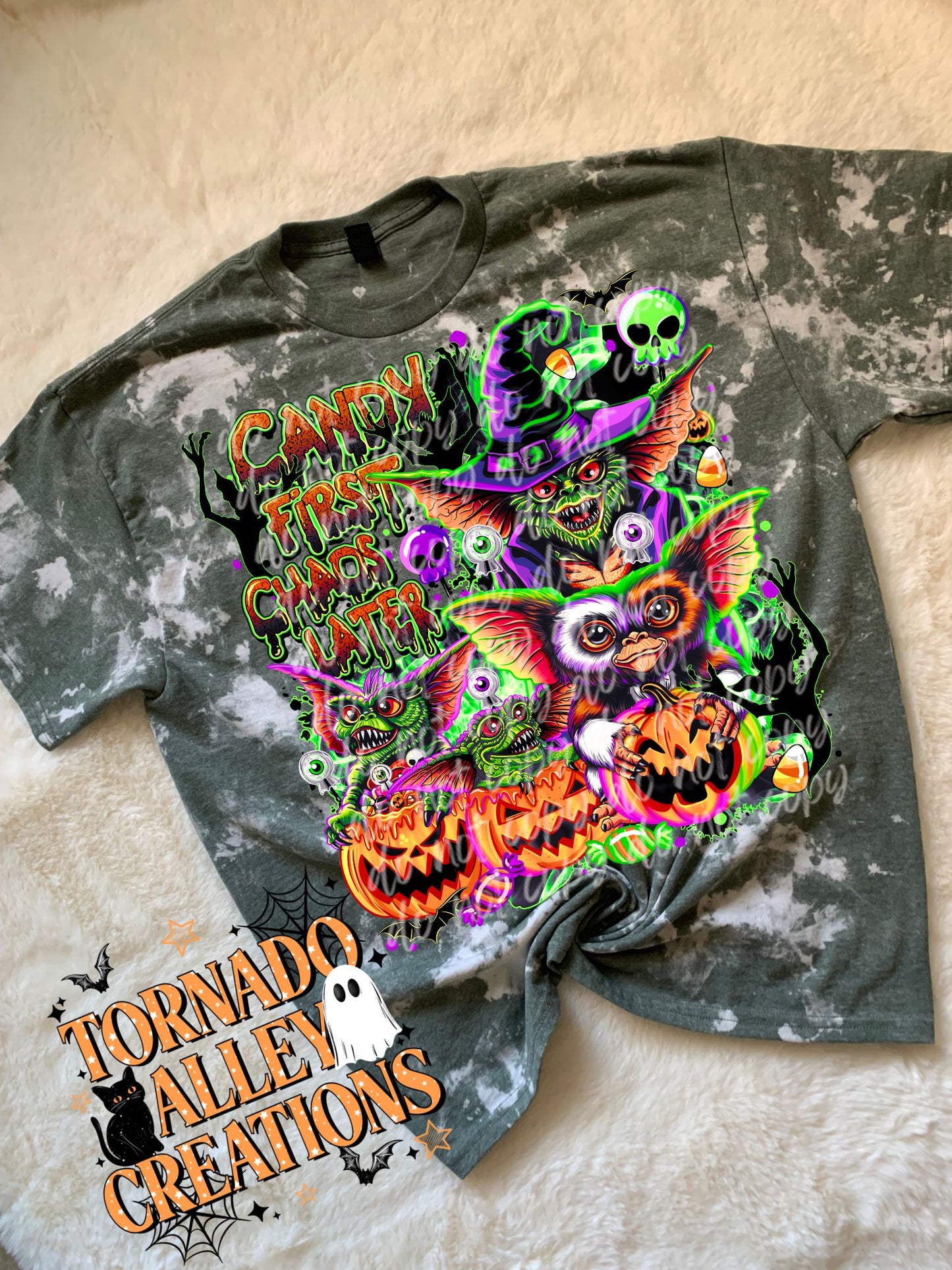 Candy Chaos Bleached Tee