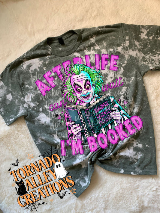 Afterlife I'm Booked Bleached Tee